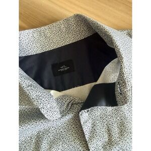 Men's Long Sleeve Shirt L‎ Bespoke Quality Custom Made Anthony Mason Navy Blue